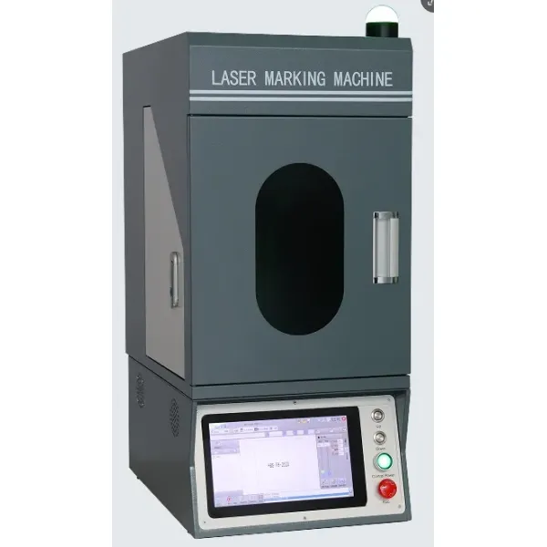 20W 30W 50W Fiber Laser Marking Machine With Rotary Logos Photos Pictures Marking