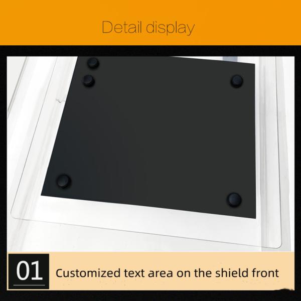 1.2M/1.6M Combined Riot Shields Extended Protection PC Transparent Shields