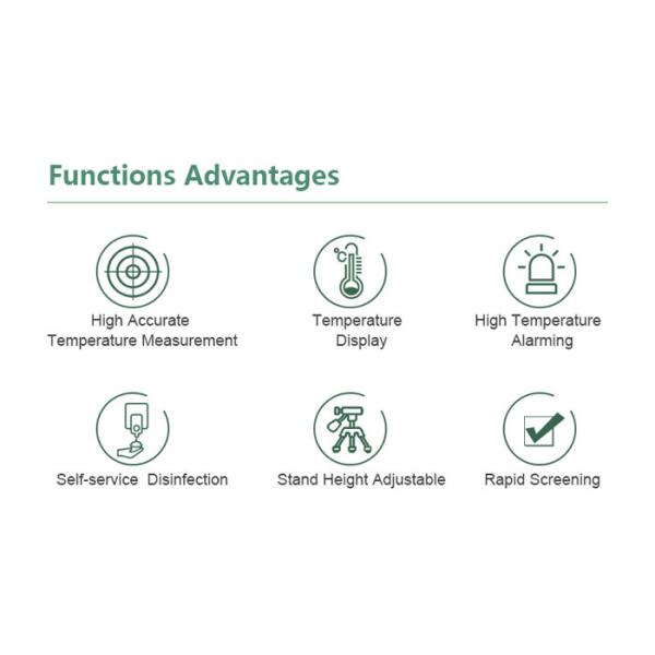 Distribuidor do sabão da mão do quiosque 1L do varredor do sensor de temperatura