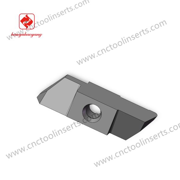 Non - standard grooving insert, slot milling insert, 680202-37.75X7.6X12.2  , mid - range coating material, HYKH06, customizable insert