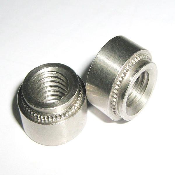 SMT Standoff Stainless Steel Nuts And Bolts , PCB Round Stainless Steel Rivet Nuts