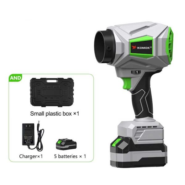 Handheld Leaf Blower Cordless, 21V Battery Powered with Brushless Motor, 6-Speed Max 53m/s Airflow, Ultra Light 0.8KG Blower for Leaves, Dust, Dry Car