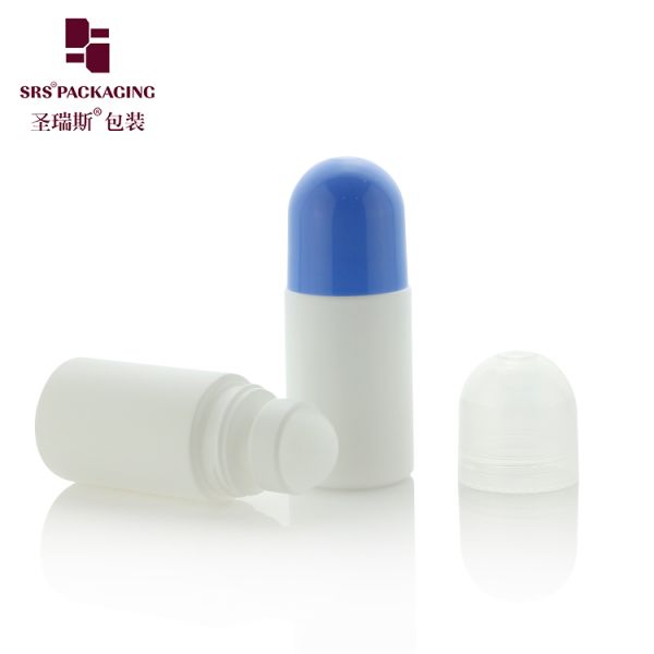 RPPB 50ML Unique Shape Plastic PP Mono Roll On Deodorant Bottle