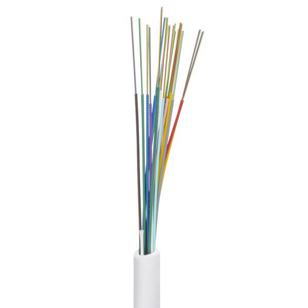 Indoor Dielectric Fiber Optic Cable , 24 72 Core FTTH Fiber Optic Cable