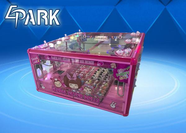 Multi-language Coin Operated Simulator Toy Claw Machine for Supermarket