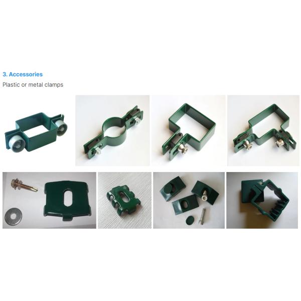 Outdoor Garden 6.0mm 3d Security Fence With Peach Post