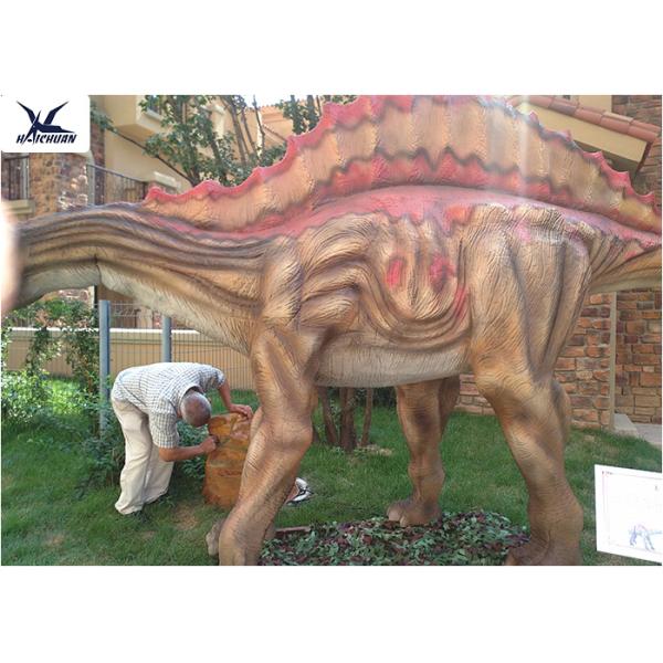 Giant Robotic Spinosaurus Unique Outdoor Dinosaur , Dinosaur Yard Art CE RoHS