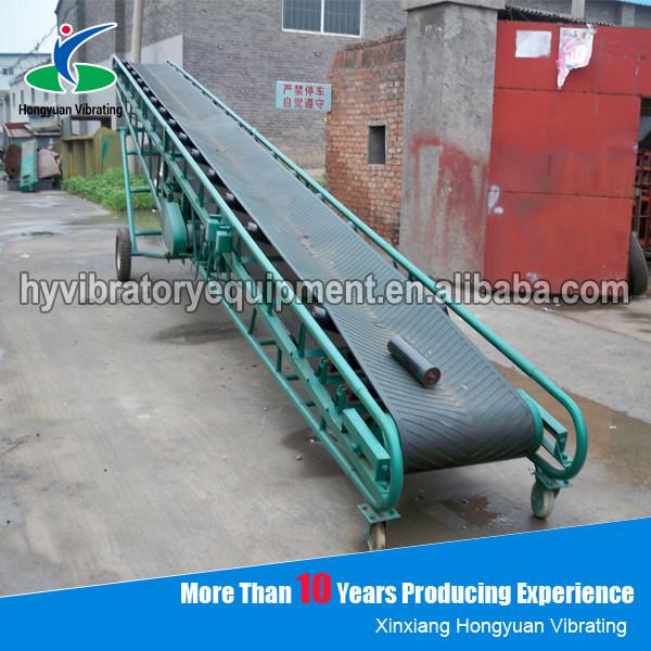 Automatic Truck Loading Belt Conveyor system used for material transfer