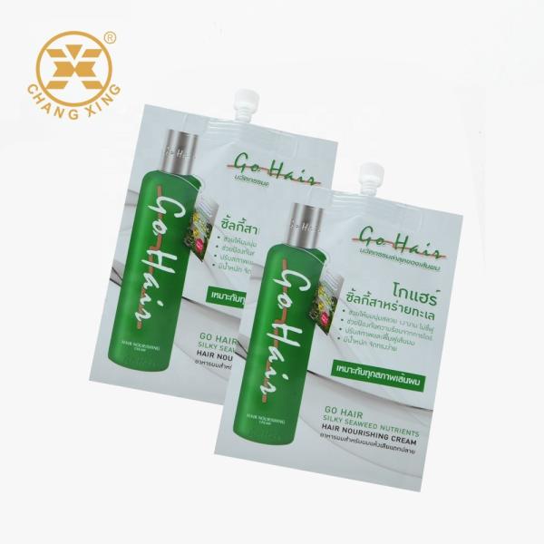 Rolo de filme de empacotamento cosmético do saquinho do saco da soldadura térmica do champô do gel para o empacotamento da amostra da loção