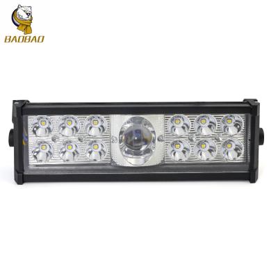80V Offroad Auto Work Light 40W Rectangle White Yellow Flash
