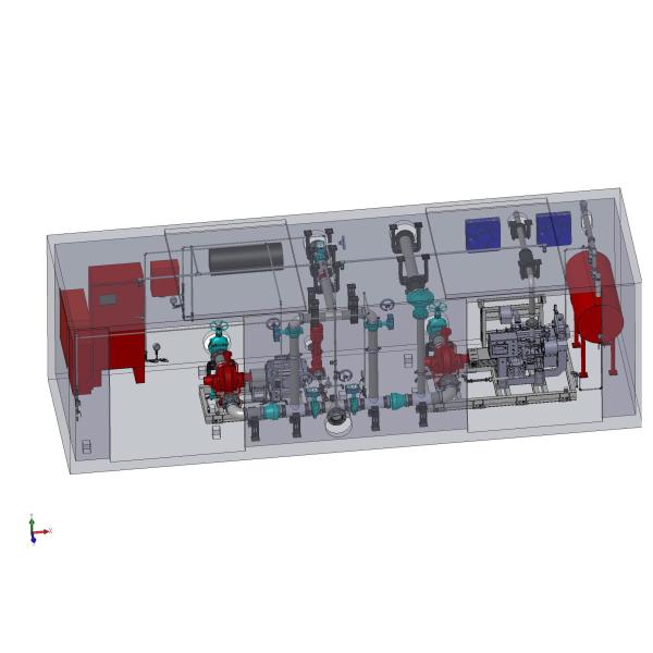 NFPA20 Containerised Fire Fighting Pump UL FM Approved