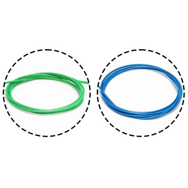 Plastic Coated galvanized Colorful PVC Coated Steel Wire Rope 1*7 7*7 7*19 Cable rope for Bending Construction