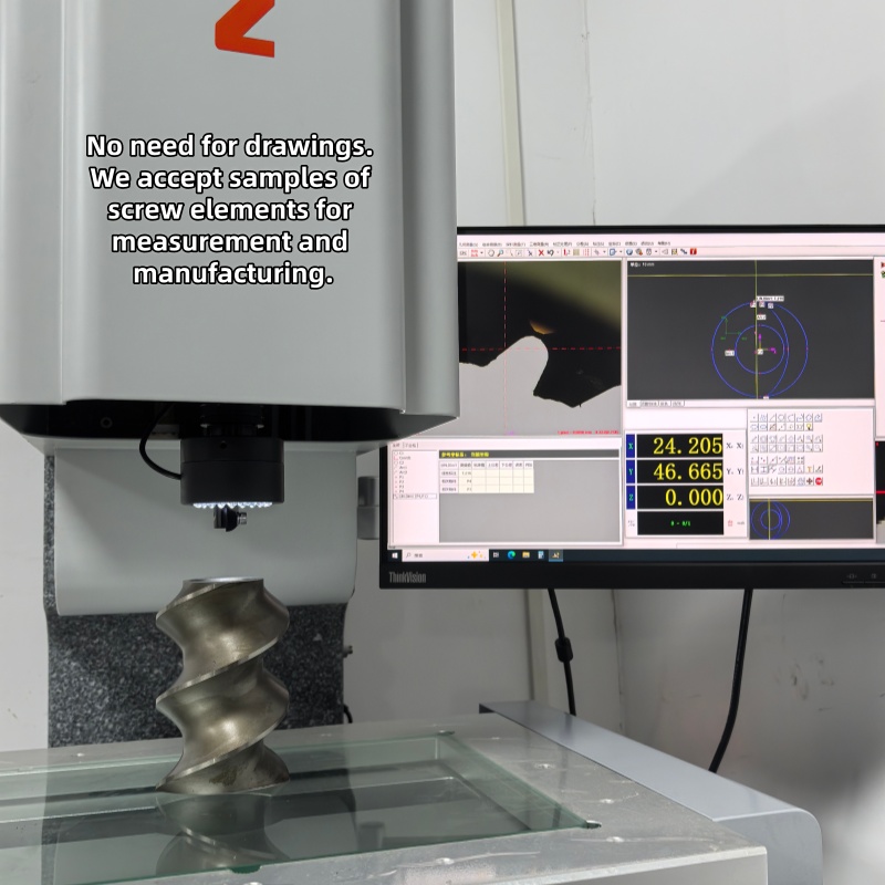 High Precision Twin Screw Elements with Wear Resistance, Corrosion Resistance, and Bimetallic Alloy for PA6 PA66 Processing