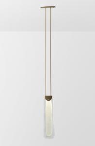 Articolo Studios Slab Pendant Fizi Brass pendant light