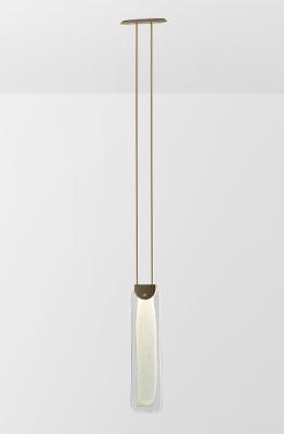 Articolo Studios Slab Pendant Fizi Brass pendant light