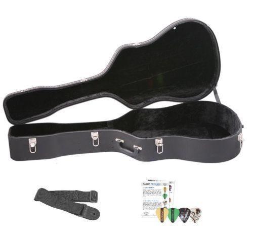 Wooden Acoustic Guitar Backpack Case , Fluffy Cloth Side Guitar Hard Case
