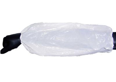 A luva descartável Dustproof cobre o tamanho claro de superfície liso 22 * 42cm do dever