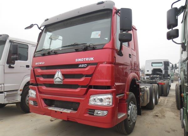 sinotruk howo 6x4 Diesel tractor truck for tough or complex road conditions using