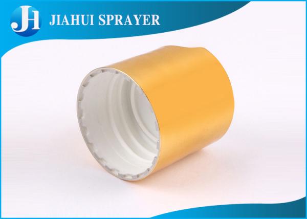 Aluminum Plastic Cosmetic Bottle Caps / Commercial Shampoo Bottle Cap Eco - Friendly