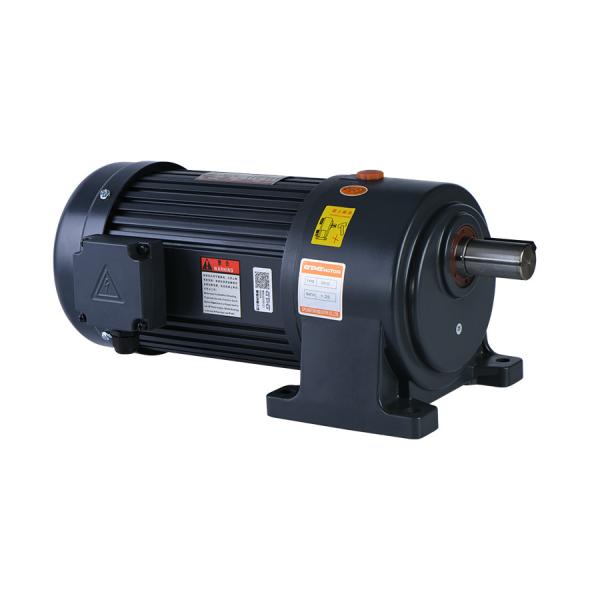 400w 0.5hp Electric Motor Gearbox 28mm Shaft Aluminum Housing