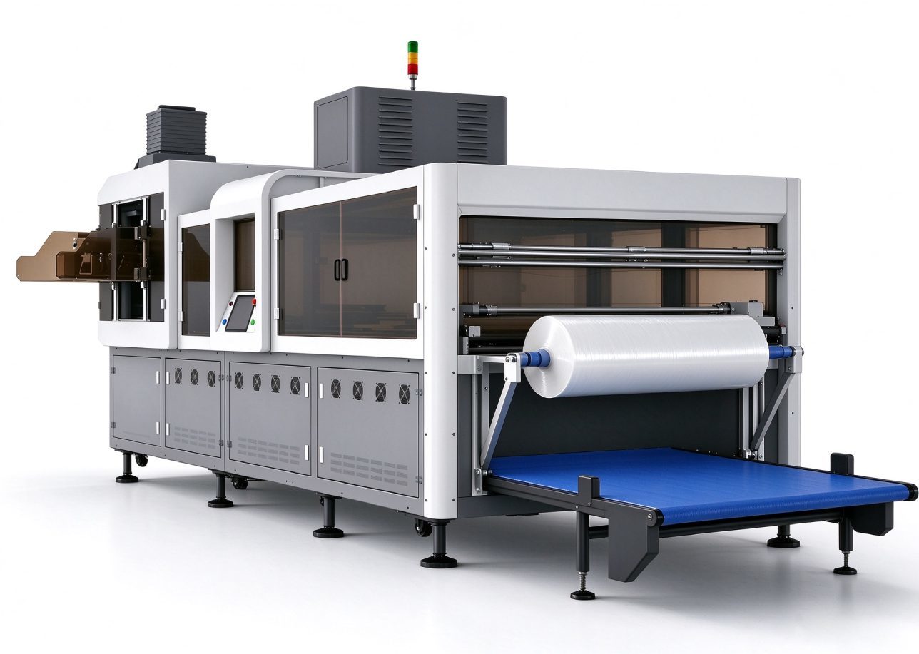 Fully Automatic Bottle Packaging Machine, Integrated Roll Film Bagging Machine