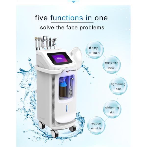 Oxygen Jet Peel Hydrafacial Machine For Skin Rejuvenation / Acne Treatment
