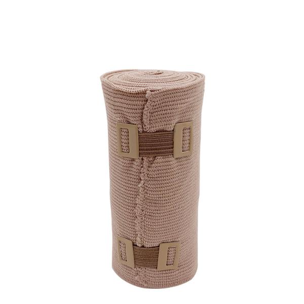 Sterile 10CMX4.5M Medical Elastic Bandages With Two Clips