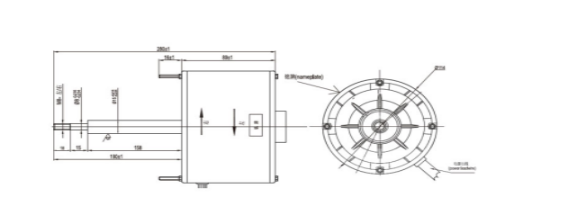 Шарик/подшипник с цельной втулкой изоляции б провода бондаря вентиляторного двигателя 7500 воздушных охладителей