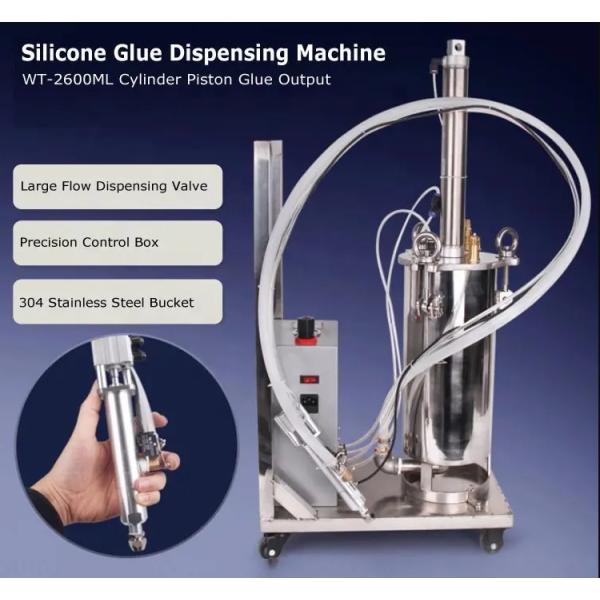 Durable 2600ML Auto Glue Dispenser , Wear Resistant Silicone Dispensing Equipment