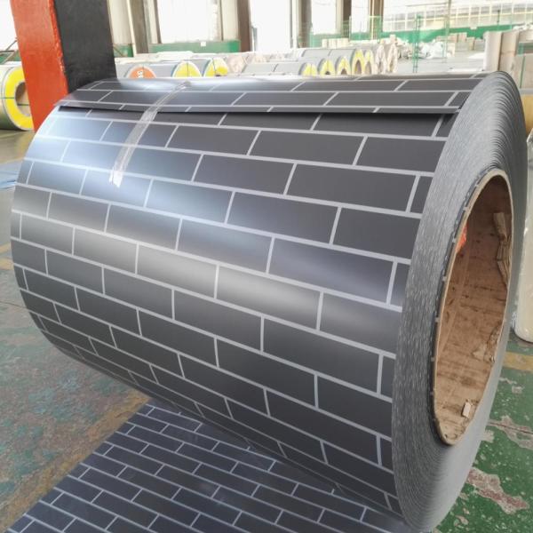 AISI PPGI Prepainted Galvanized Steel Coil Sheet Wood Flower Pattern 1.6 mm