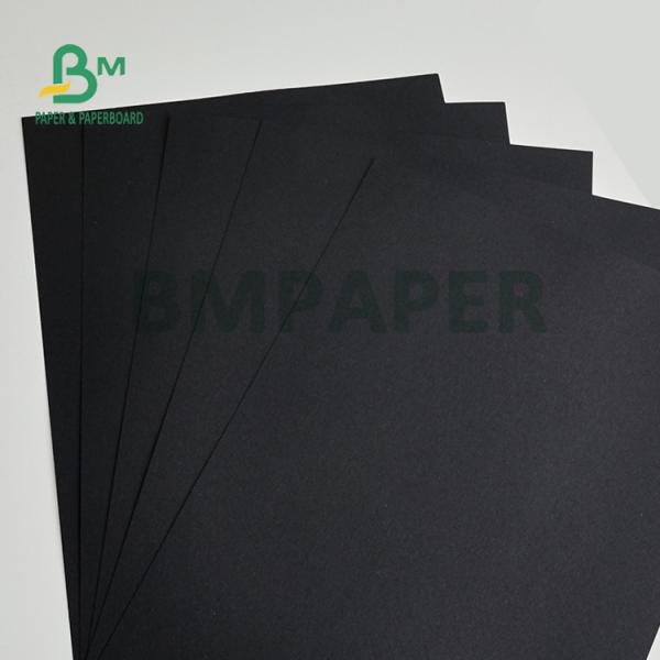 High Density Black Solid Cardboard Paper Sheets For Photo Album 300gsm 350gsm