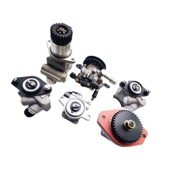 Weichai DZ9100130028 Hydraulic Steering Pump Engine Assembly for Shacman Dump Truck Spare Parts 612630030005 New Aluminum DZ9100130028