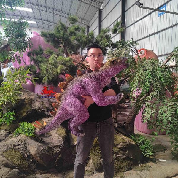Atividades de diversão Robótica borracha mão realista robô Dinossauro boneco bebê Dino Animatrônico à venda
