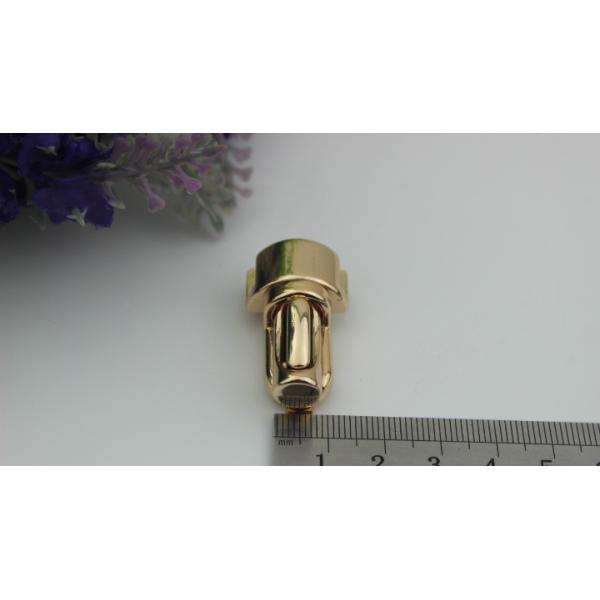OEM factory nickel free zinc alloy hanging brush anti brass plating metal bag press push button lock