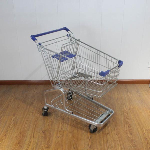 100L magasin d'épicerie chariot roulant en acier enduit de poudre de type allemand
