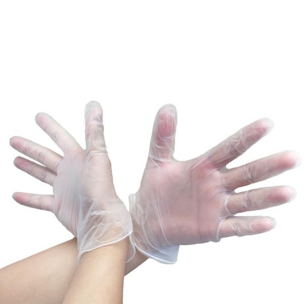 Medical Examination Food Grade Restaurant Household Tattoo Gloves Disposable Clear Vinyl Gloves Powder Free