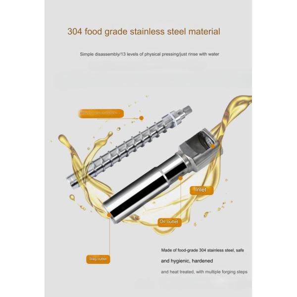 Intelligent Display Screen Home Oil Press Machine for Multifunctional Extraction