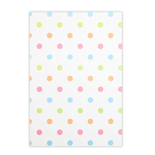 Papel de envasado de piel de vaca espeso, de flores lúdicas y coloridas