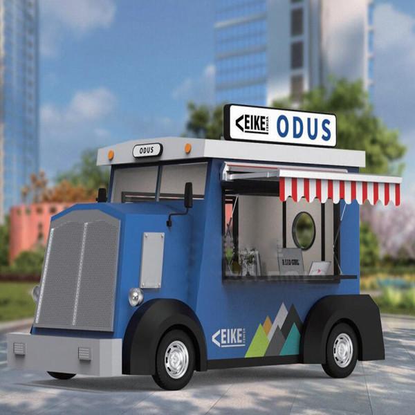 Eco Friendly Food Truck Mobile Food Bus Electric Fast Snack
