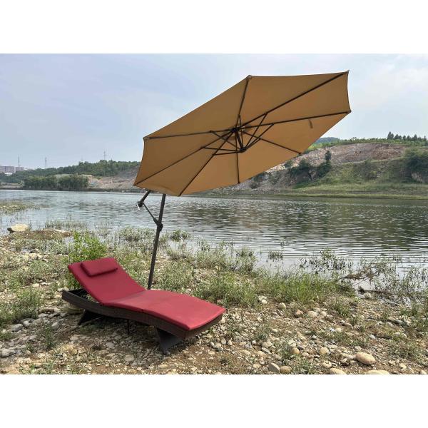 Shade Cantilever Outdoor Garden Parasol Patio Umbrellas Lounge Chair 11 Foot 12 Foot 13 Foot