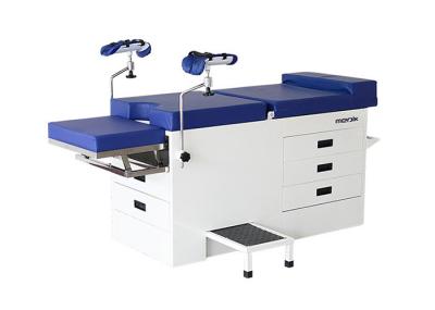 Tabela Gynecological do exame do hospital de cinco gavetas com bacia/tamborete da etapa