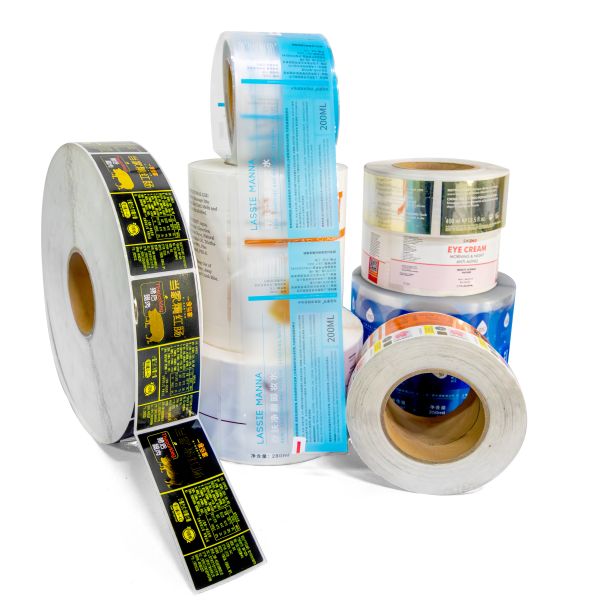 YIMU Bottle Waterproof Self-Adhesive Roll Label (Custom CMYK Printing Packaging Sticker)