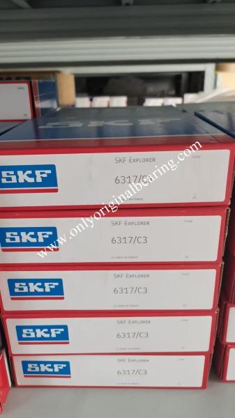 100%  Original  S   K   F     Deep Groove Ball Bearing  6318, 6318/C3 , 6318-2Z , 6318-2RS1