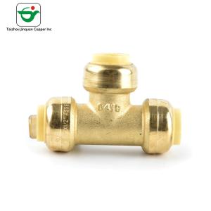 1" sem chumbo tipo impulso T de X1 ' X1 de” do cobre do conector coube os