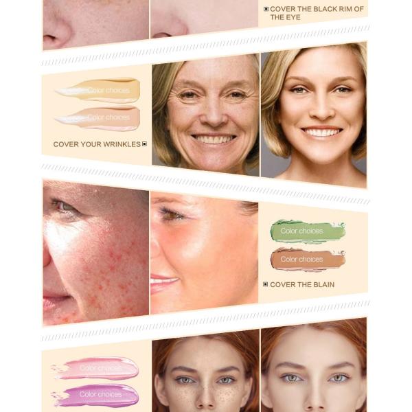 OEM Hot Sale Makeup Contour Palette Face Cream 6 Color Correcting Concealer