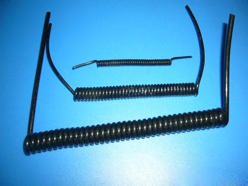 5M transparent clear plastic coated rope stainelss steel wire coiled tool holder lanyard