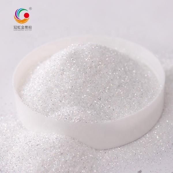 1/8-1/128 Strip Bulk PET Glitter Powder for Craft/Decoration/Nail Art/Screen Printing Direct Mirror Silver