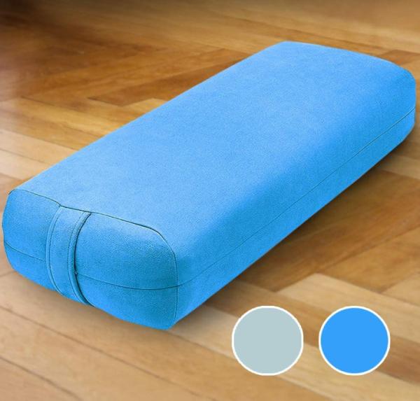 Premium Velvet Fabric Pain Relief 26X 11X 7Yoga Bolster Pillow