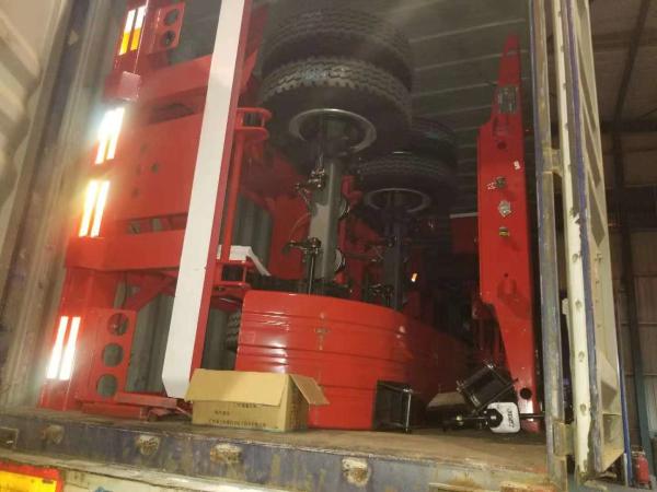 20ft skeleton semi trailer 3 axles/ bare chassis trailer with DOT