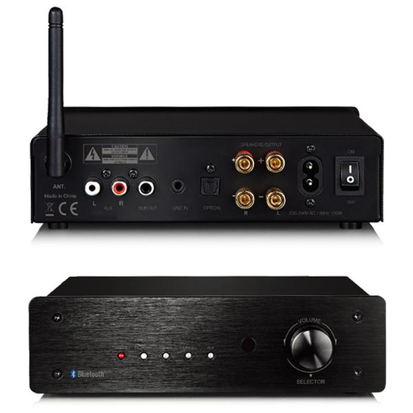 2.1 Channel Stereo Amplifier with 50W RMS and 200W Max Output HiFi Receiver for Home Audio